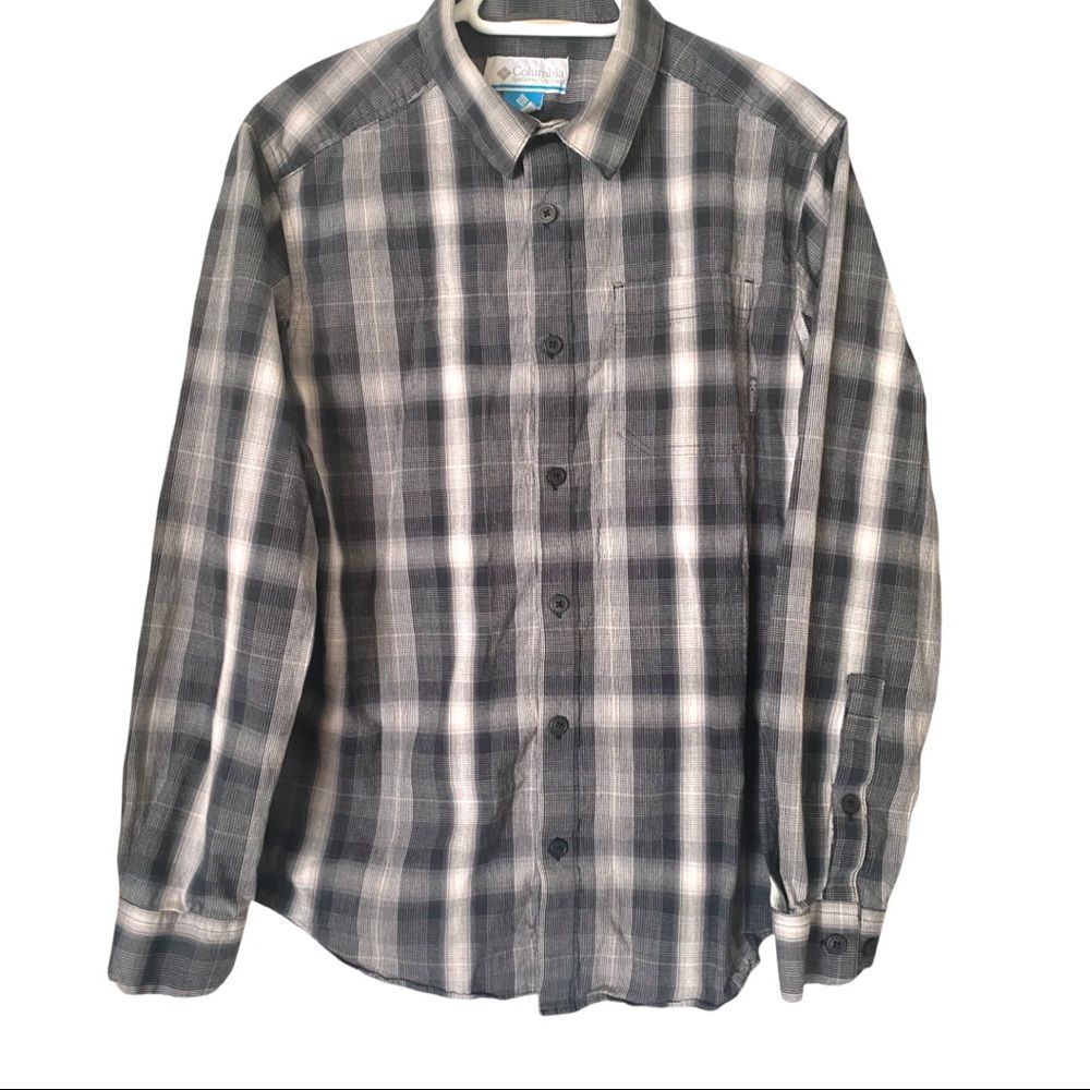 2/$30🌻Columbia: Men’s Plaid Long Sleeved Button Down Shirt